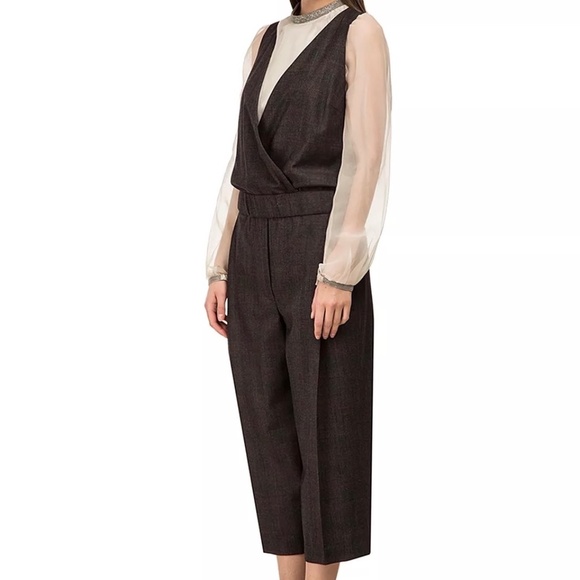 BRUNELLO CUCINELLI Wool Jumpsuit - Picture 1 of 12